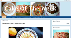Desktop Screenshot of cakeoftheweek.net
