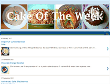 Tablet Screenshot of cakeoftheweek.net